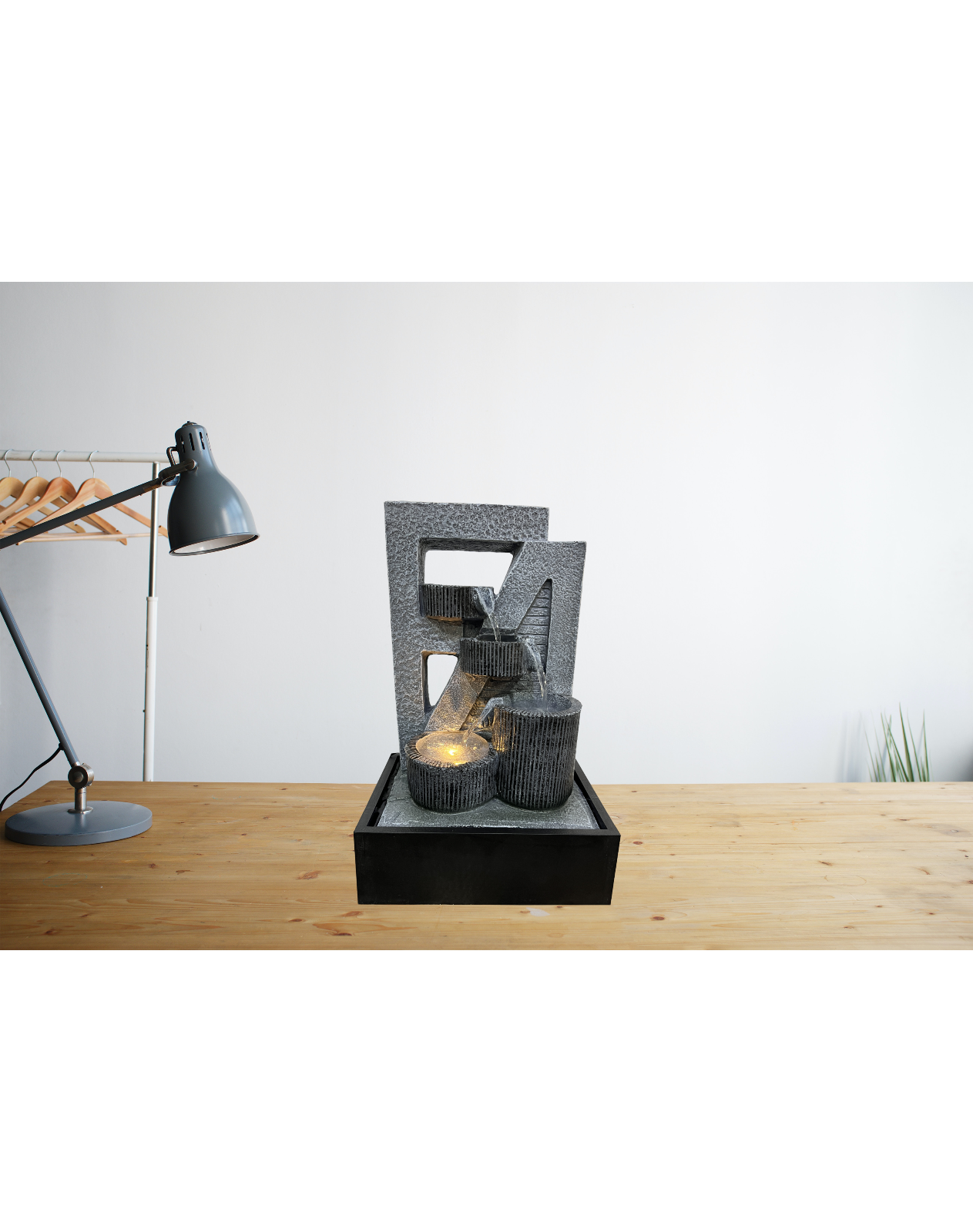 LED Indoor Waterfall Fountain Desktop Ornament Home Decoration For Variety