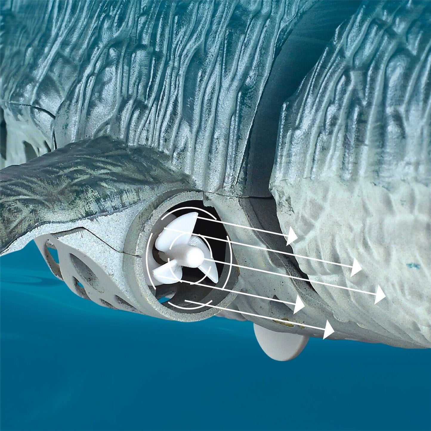 Mosasaurus Remote Control Swimming Water Toy