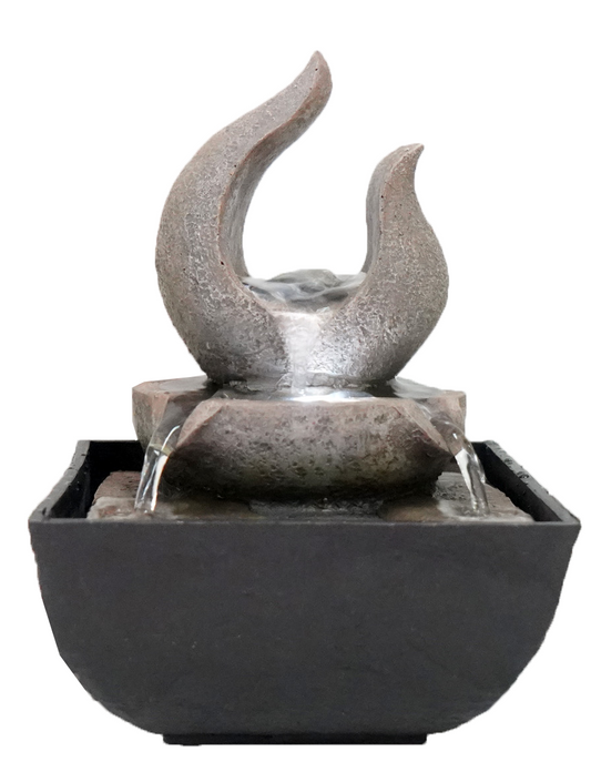 LED Indoor Desktop Waterfall Fountain Flame-Shaped