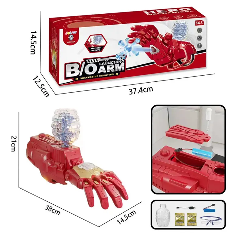 Electric Arm Launcher Water Gel Bead Blaster