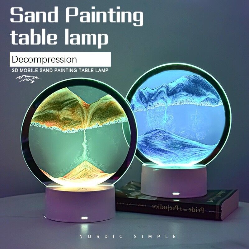 Illuminating Sand Art LED Lamp