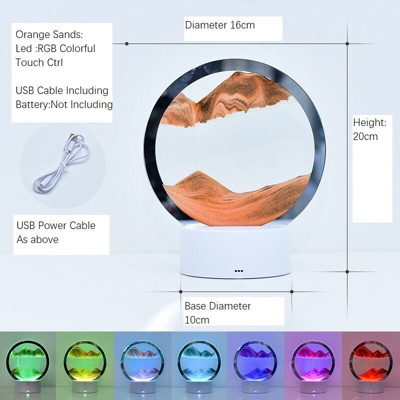 Illuminating Sand Art LED Lamp
