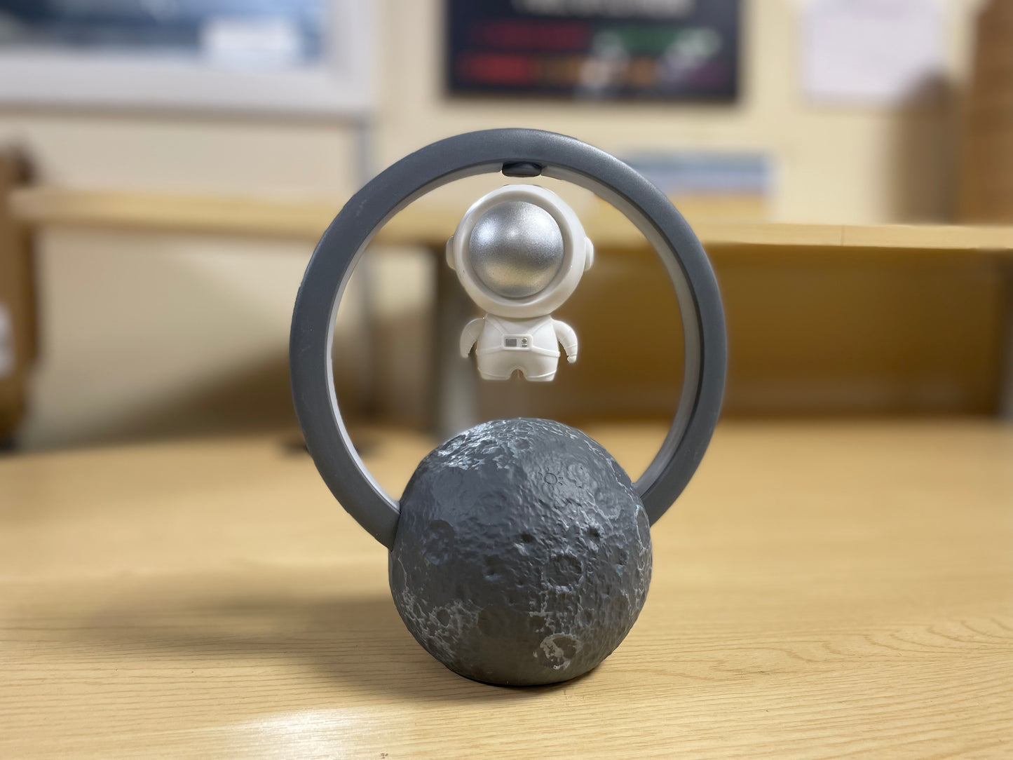 Gravity-Defying Levitating Astronaut LED Speaker