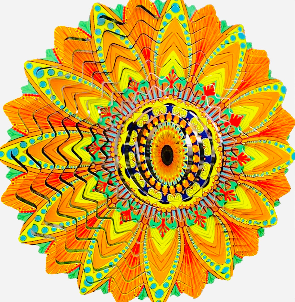 Sunflower 3D Wind Spinner - 30cm x 30cm