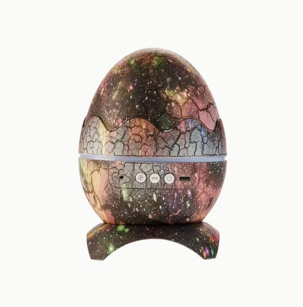 Prehistoric Magic Dinosaur Egg LED Projector Bluetooth Speaker