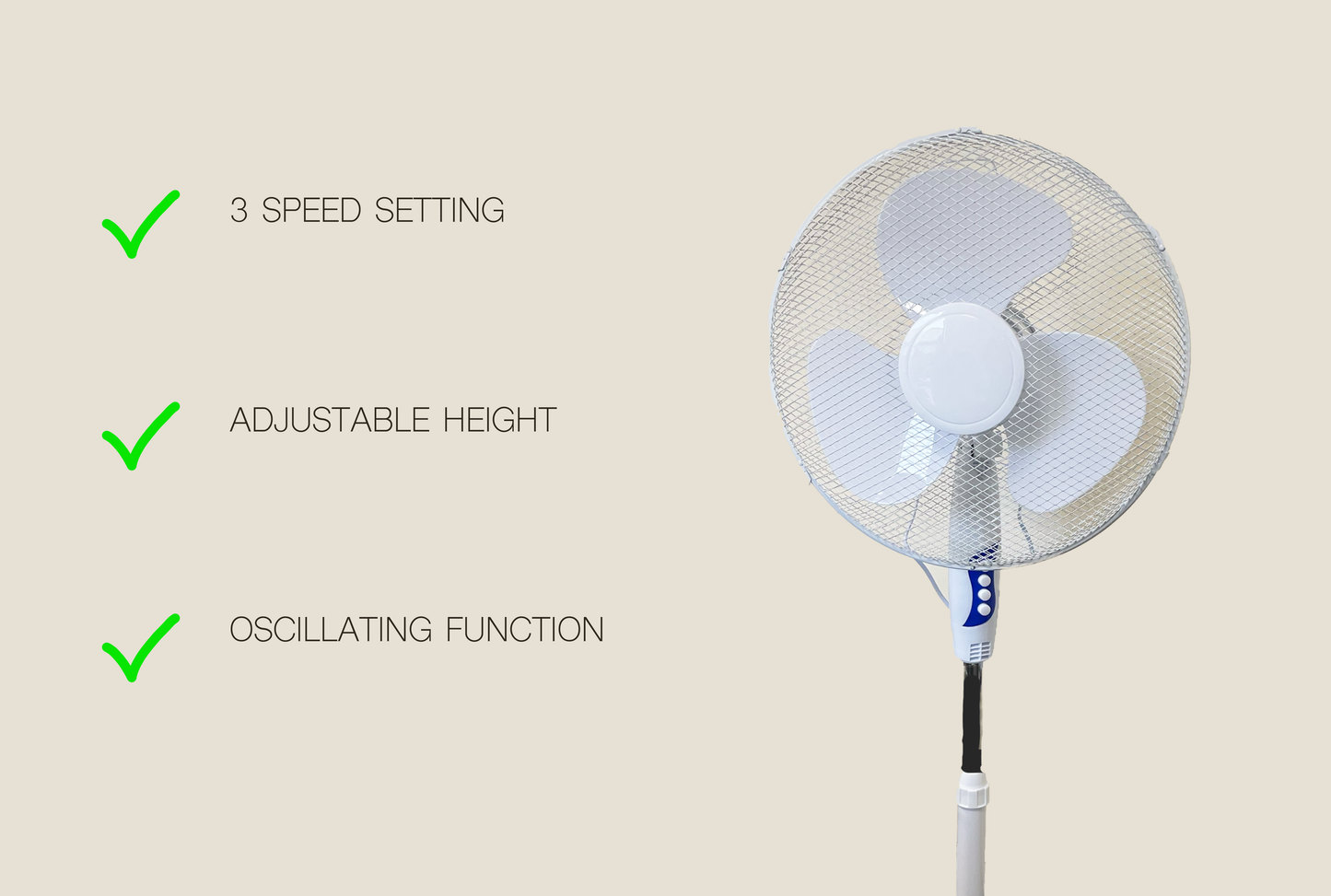 16 inch Standing Electric Fan