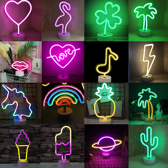 Neon Night Light Lamps