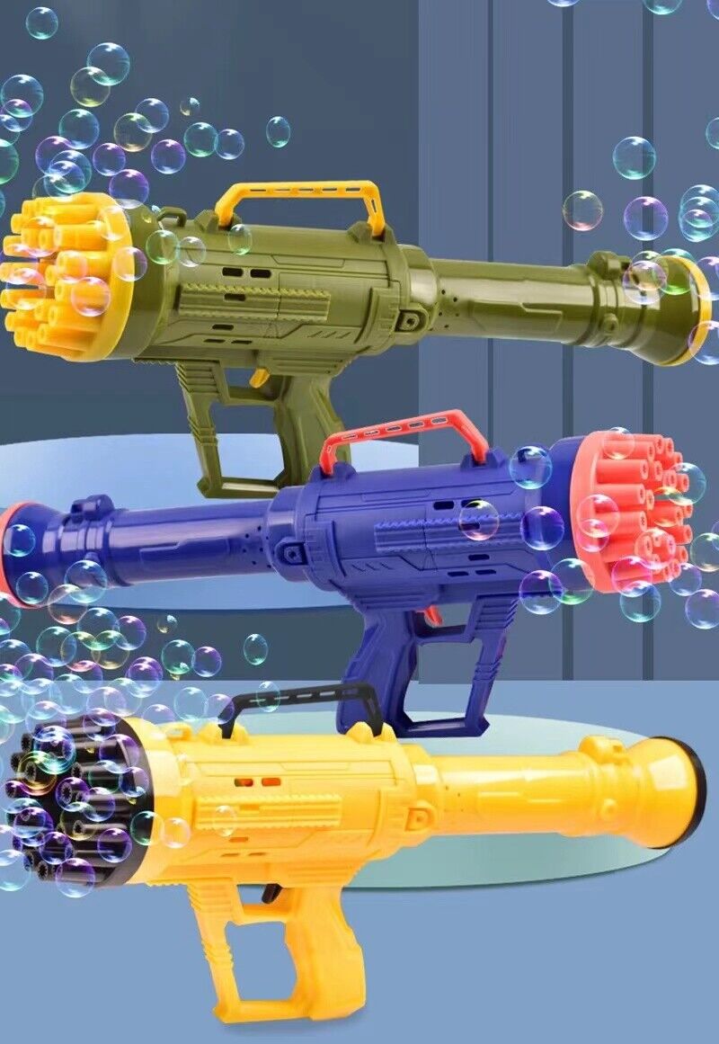 Mortar Bubble Gun, 21-Hole Bubble Maker